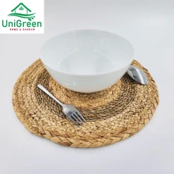 Tấm lót dĩa ăn, miếng lót cói lục bình, phong cách Vintage, hàng thủ công, lót bàn ăn Tấm lót dĩa ăn, miếng lót cói lục bình, phong cách Vintage, hàng thủ công, lót bàn ăn