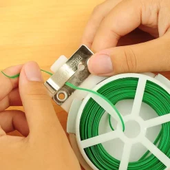 Dây Buộc Cành, Dài 50m, Kẽm Bọc Nhựa, Tích Hợp Đầu Cắt Tiện Lợi,Cố Định Thân Cây