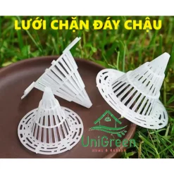 Lưới Nhựa Chắn Đáy Chậu, Giúp Đất Thông Thoáng, Bộ Rễ Khỏe