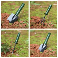 DỤNG CỤ LÀM VƯỜN UNIGREEN HOME&GARDEN, THÉP KHÔNG RỈ, TAY CẦM CAO SU CHỐNG TRƯỢT.