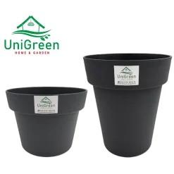 CHẬU NHỰA ĐEN TRỒNG CÂY TRÒN 25CM CAO CẤP BỀN CỨNG